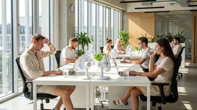 Office Cooling: The Economic Impact of Heat on Workplace Productivity